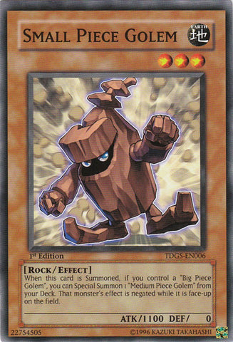 Small Piece Golem [TDGS-EN006] Common - Card Brawlers | Quebec | Canada | Yu-Gi-Oh!