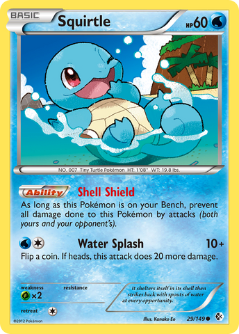 Squirtle (29/149) [Black & White: Boundaries Crossed] - Card Brawlers | Quebec | Canada | Yu-Gi-Oh!