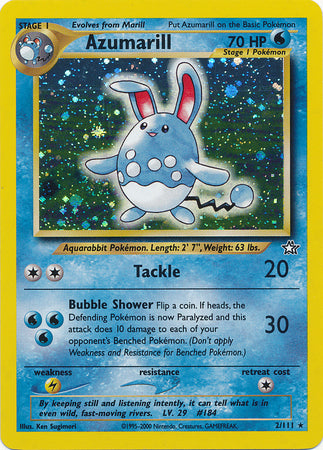 Azumarill (2/111) [Neo Genesis Unlimited] - Card Brawlers | Quebec | Canada | Yu-Gi-Oh!