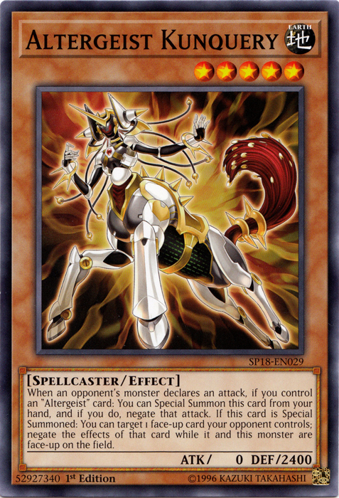 Altergeist Kunquery [SP18-EN029] Common - Card Brawlers | Quebec | Canada | Yu-Gi-Oh!