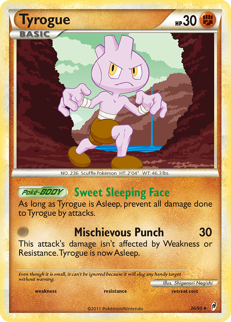 Tyrogue (36/95) [HeartGold & SoulSilver: Call of Legends] - Card Brawlers | Quebec | Canada | Yu-Gi-Oh!