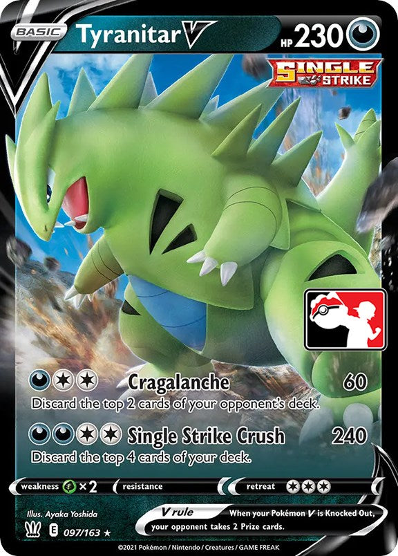 Tyranitar V (097/163) [Prize Pack Series One] - Card Brawlers | Quebec | Canada | Yu-Gi-Oh!