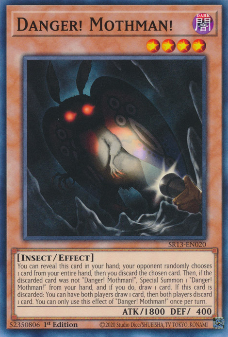 Danger! Mothman! [SR13-EN020] Common - Card Brawlers | Quebec | Canada | Yu-Gi-Oh!