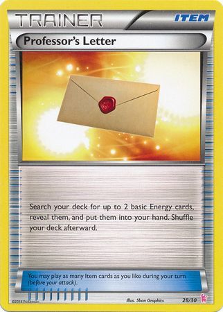 Professor's Letter (28/30) [XY: Trainer Kit - Sylveon] - Card Brawlers | Quebec | Canada | Yu-Gi-Oh!