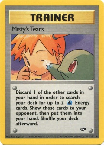 Misty's Tears (118/132) [Gym Challenge Unlimited] - Card Brawlers | Quebec | Canada | Yu-Gi-Oh!