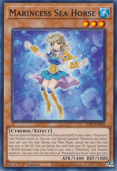 Marincess Sea Horse [LED9-EN038] Common - Card Brawlers | Quebec | Canada | Yu-Gi-Oh!