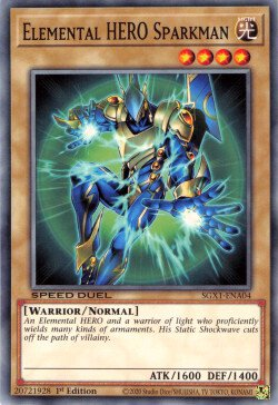 Elemental HERO Sparkman [SGX1-ENA04] Common - Card Brawlers | Quebec | Canada | Yu-Gi-Oh!