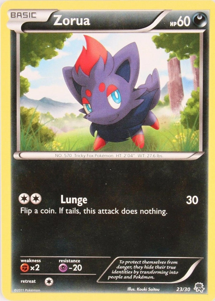 Zorua (23/30) [Black & White: Trainer Kit - Zoroark] - Card Brawlers | Quebec | Canada | Yu-Gi-Oh!