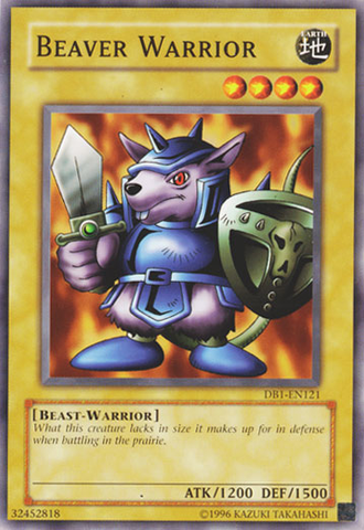 Beaver Warrior [DB1-EN121] Common - Card Brawlers | Quebec | Canada | Yu-Gi-Oh!