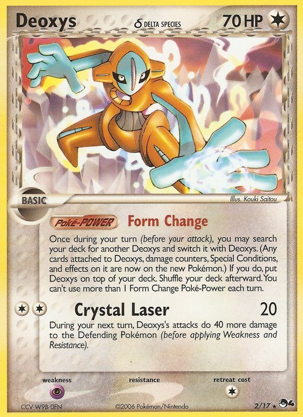 Deoxys (2/17) (Delta Species) [POP Series 4] - Card Brawlers | Quebec | Canada | Yu-Gi-Oh!