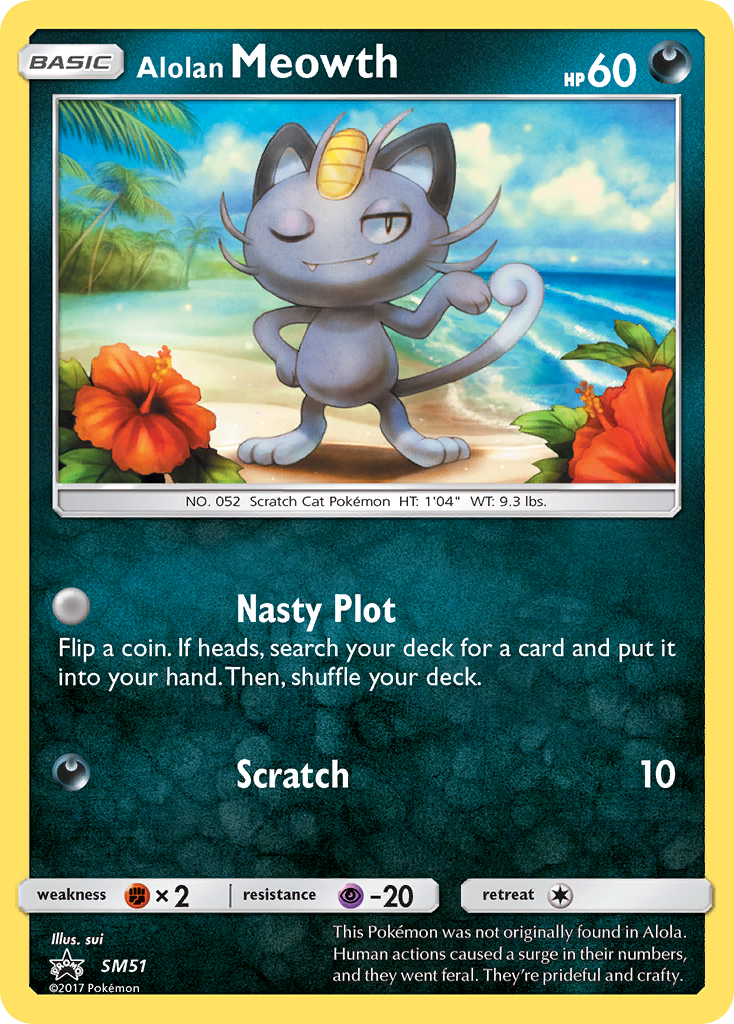 Alolan Meowth (SM51) [Sun & Moon: Black Star Promos] - Card Brawlers | Quebec | Canada | Yu-Gi-Oh!