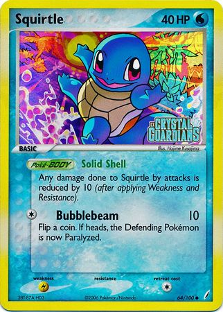 Squirtle (64/100) (Stamped) [EX: Crystal Guardians] - Card Brawlers | Quebec | Canada | Yu-Gi-Oh!