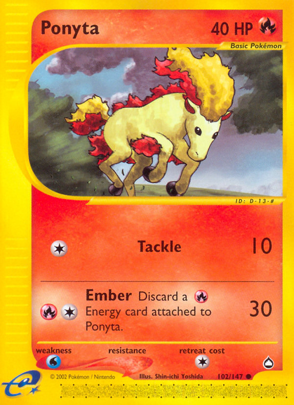 Ponyta (102/147) [Aquapolis] - Card Brawlers | Quebec | Canada | Yu-Gi-Oh!