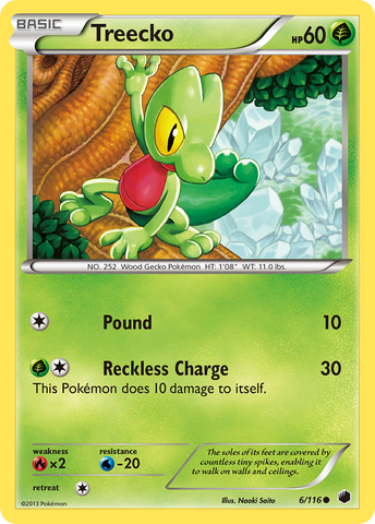 Treecko (6/116) [Black & White: Plasma Freeze] - Card Brawlers | Quebec | Canada | Yu-Gi-Oh!