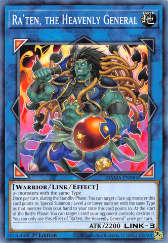 Ra'ten, the Heavenly General [DAMA-EN084] Common - Card Brawlers | Quebec | Canada | Yu-Gi-Oh!