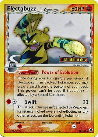 Electabuzz (29/101) (Delta Species) (Stamped) [EX: Dragon Frontiers] - Card Brawlers | Quebec | Canada | Yu-Gi-Oh!