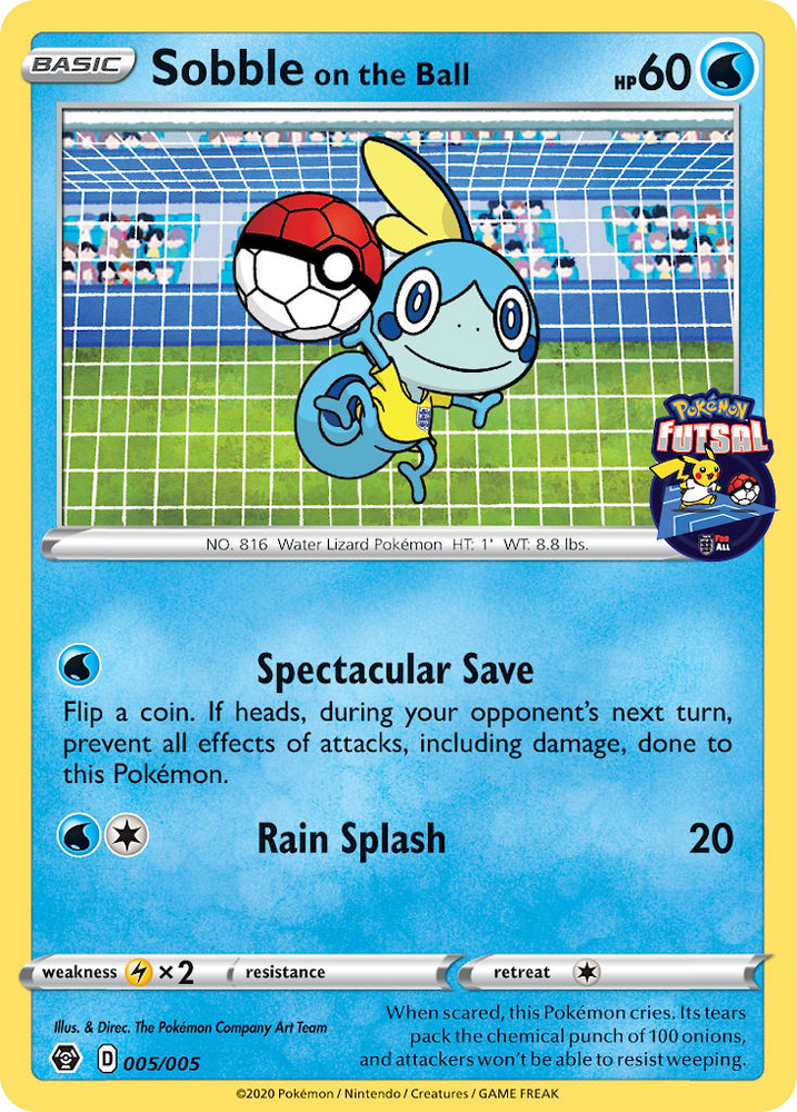 Sobble on the Ball (005/005) [Pokemon Futsal Collection] - Card Brawlers | Quebec | Canada | Yu-Gi-Oh!