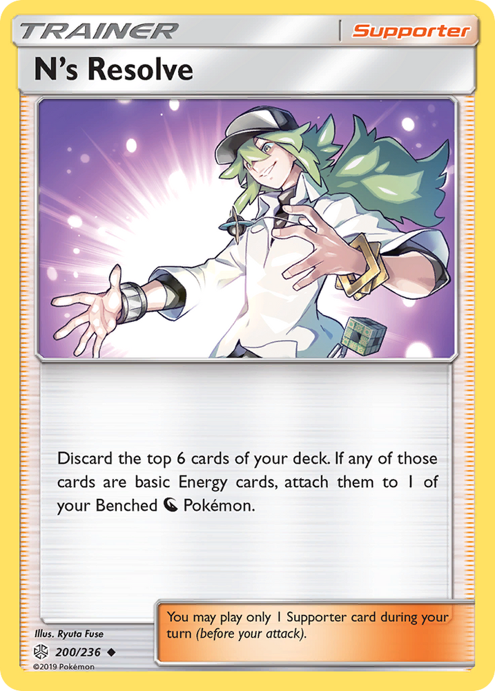 N's Resolve (200/236) [Sun & Moon: Cosmic Eclipse] - Card Brawlers | Quebec | Canada | Yu-Gi-Oh!