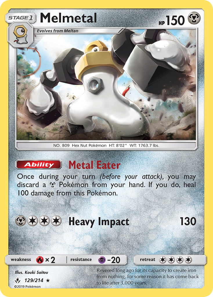 Melmetal (129/214) [Sun & Moon: Unbroken Bonds] - Card Brawlers | Quebec | Canada | Yu-Gi-Oh!