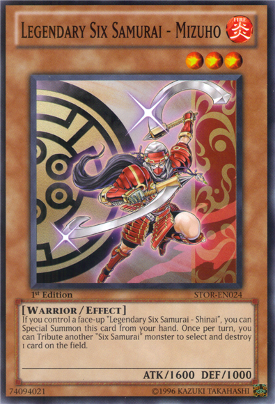 Legendary Six Samurai - Mizuho [STOR-EN024] Common - Card Brawlers | Quebec | Canada | Yu-Gi-Oh!