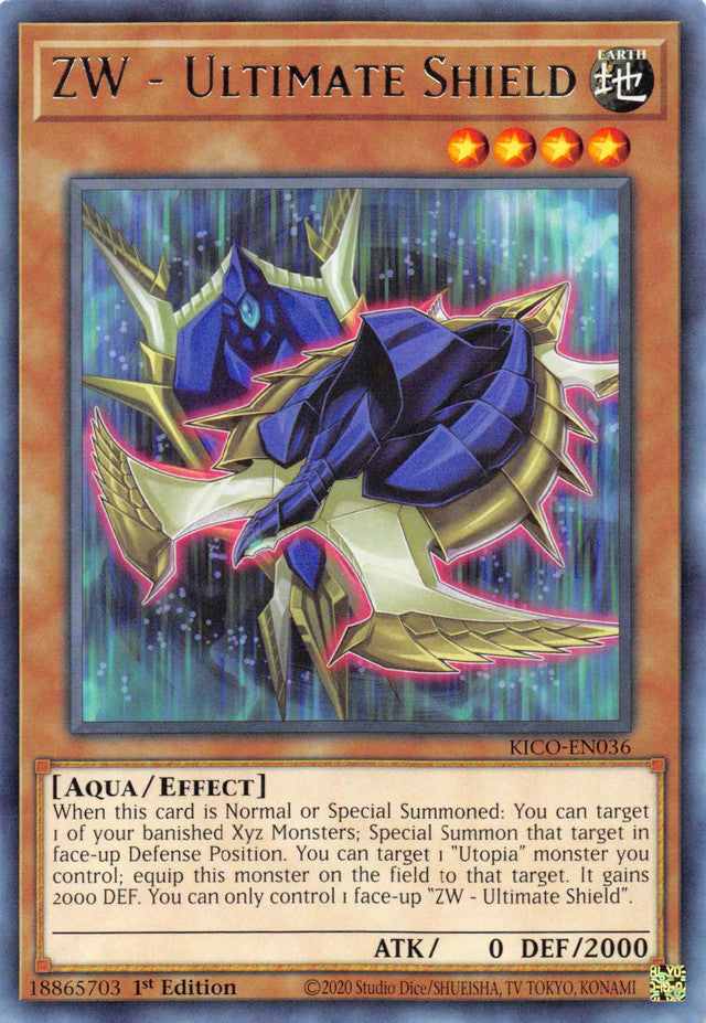 ZW - Ultimate Shield [KICO-EN036] Rare - Card Brawlers | Quebec | Canada | Yu-Gi-Oh!