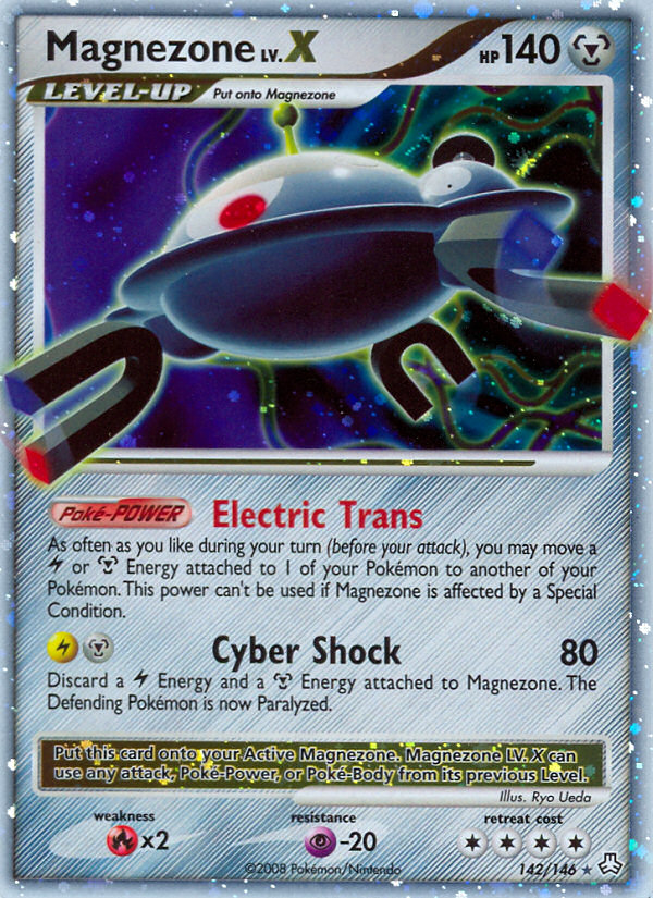 Magnezone LV.X (142/146) [Diamond & Pearl: Legends Awakened] - Card Brawlers | Quebec | Canada | Yu-Gi-Oh!
