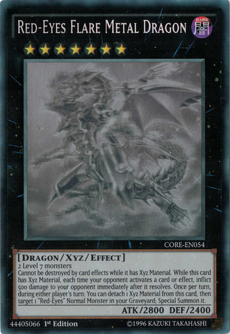 Red-Eyes Flare Metal Dragon [CORE-EN054] Ghost Rare - Card Brawlers | Quebec | Canada | Yu-Gi-Oh!