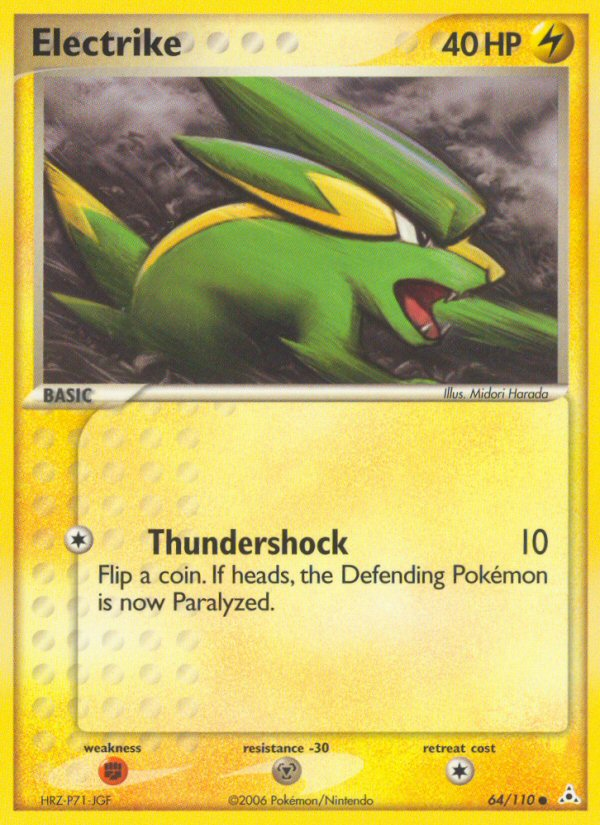 Electrike (64/110) [EX: Holon Phantoms] - Card Brawlers | Quebec | Canada | Yu-Gi-Oh!