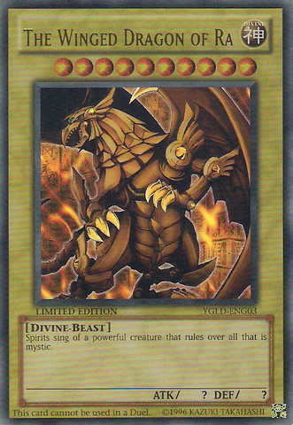 The Winged Dragon of Ra [YGLD-ENG03] Ultra Rare - Card Brawlers | Quebec | Canada | Yu-Gi-Oh!