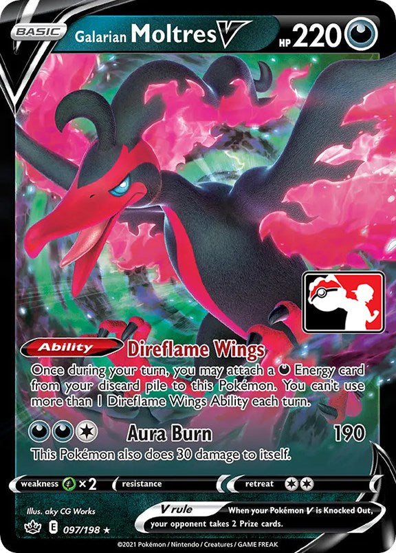 Galarian Moltres V (097/198) [Prize Pack Series One] - Card Brawlers | Quebec | Canada | Yu-Gi-Oh!