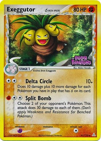 Exeggutor (41/110) (Delta Species) (Stamped) [EX: Holon Phantoms] - Card Brawlers | Quebec | Canada | Yu-Gi-Oh!