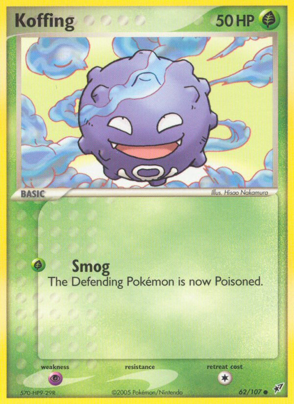 Koffing (62/107) [EX: Deoxys] - Card Brawlers | Quebec | Canada | Yu-Gi-Oh!
