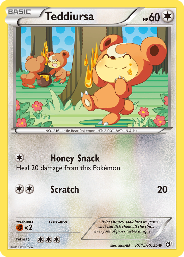 Teddiursa (RC15/RC25) [Black & White: Legendary Treasures] - Card Brawlers | Quebec | Canada | Yu-Gi-Oh!