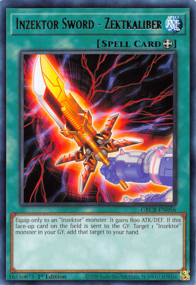 Inzektor Sword - Zektkaliber [GRCR-EN056] Rare - Card Brawlers | Quebec | Canada | Yu-Gi-Oh!