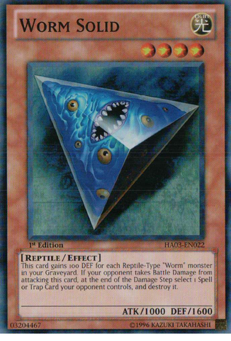 Worm Solid [HA03-EN022] Super Rare - Card Brawlers | Quebec | Canada | Yu-Gi-Oh!