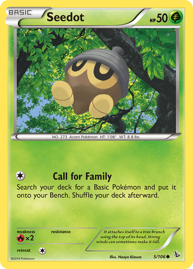 Seedot (5/106) [XY: Flashfire] - Card Brawlers | Quebec | Canada | Yu-Gi-Oh!