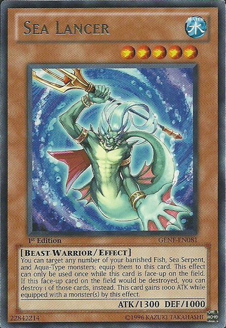 Sea Lancer [GENF-EN081] Rare - Card Brawlers | Quebec | Canada | Yu-Gi-Oh!