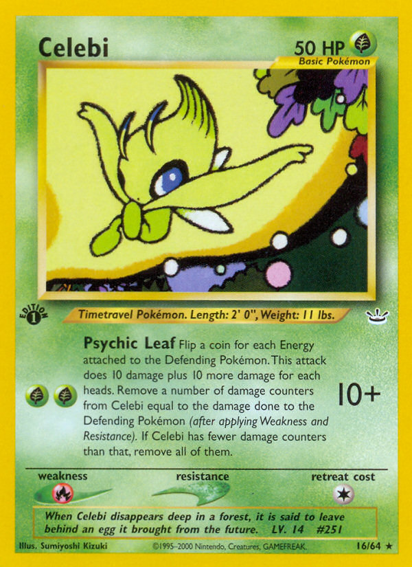 Celebi (16/64) [Neo Revelation 1st Edition] - Card Brawlers | Quebec | Canada | Yu-Gi-Oh!