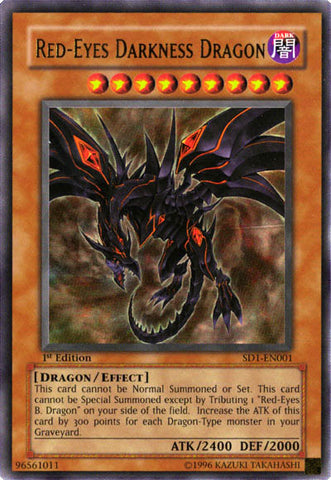 Red-Eyes Darkness Dragon [SD1-EN001] Ultra Rare - Yu-Gi-Oh! - Card Brawlers | Quebec | Canada |