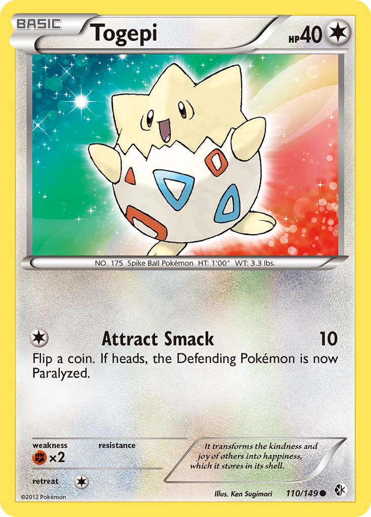 Togepi (110/149) [Black & White: Boundaries Crossed] - Card Brawlers | Quebec | Canada | Yu-Gi-Oh!