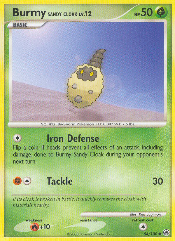 Burmy Sandy Cloak (54/100) [Diamond & Pearl: Majestic Dawn] - Card Brawlers | Quebec | Canada | Yu-Gi-Oh!