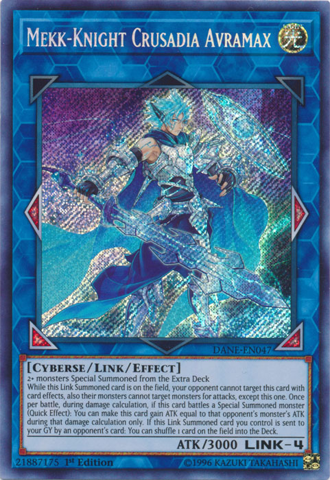 Mekk-Knight Crusadia Avramax [DANE-EN047] Secret Rare - Card Brawlers | Quebec | Canada | Yu-Gi-Oh!