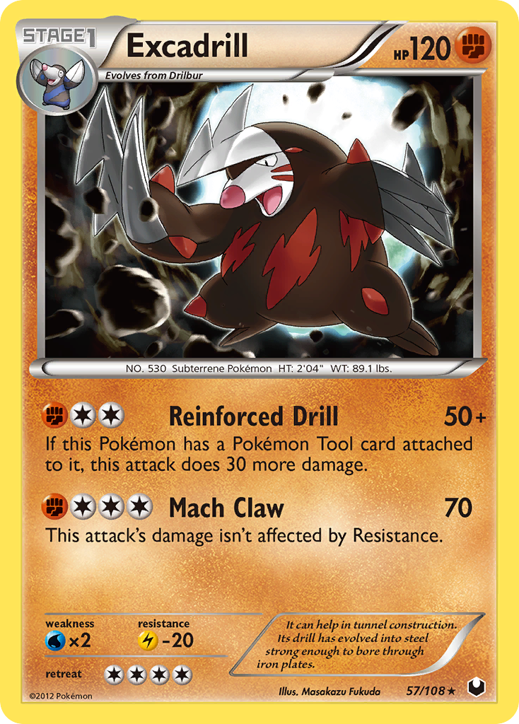 Excadrill (57/108) [Black & White: Dark Explorers] - Card Brawlers | Quebec | Canada | Yu-Gi-Oh!