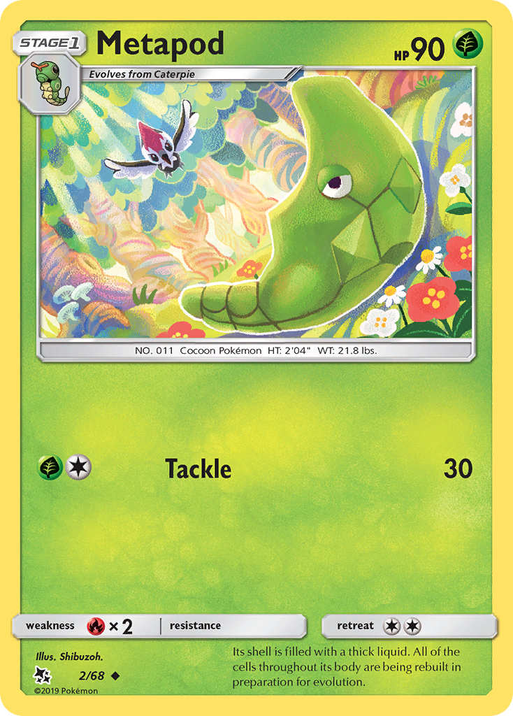 Metapod (2/68) [Sun & Moon: Hidden Fates] - Card Brawlers | Quebec | Canada | Yu-Gi-Oh!