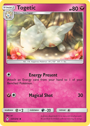 Togetic (137/214) [Sun & Moon: Unbroken Bonds] - Card Brawlers | Quebec | Canada | Yu-Gi-Oh!