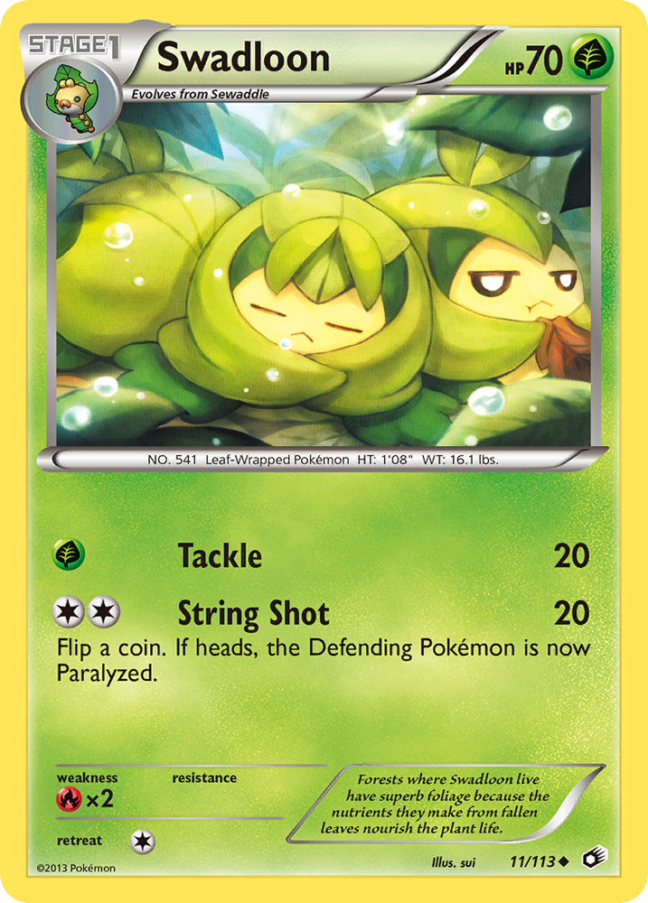 Swadloon (11/113) [Black & White: Legendary Treasures] - Card Brawlers | Quebec | Canada | Yu-Gi-Oh!