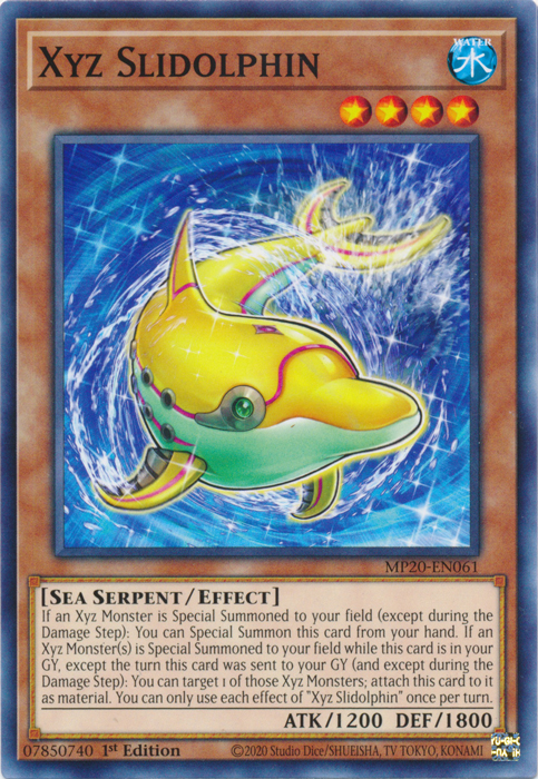 Xyz Slidolphin [MP20-EN061] Common - Card Brawlers | Quebec | Canada | Yu-Gi-Oh!