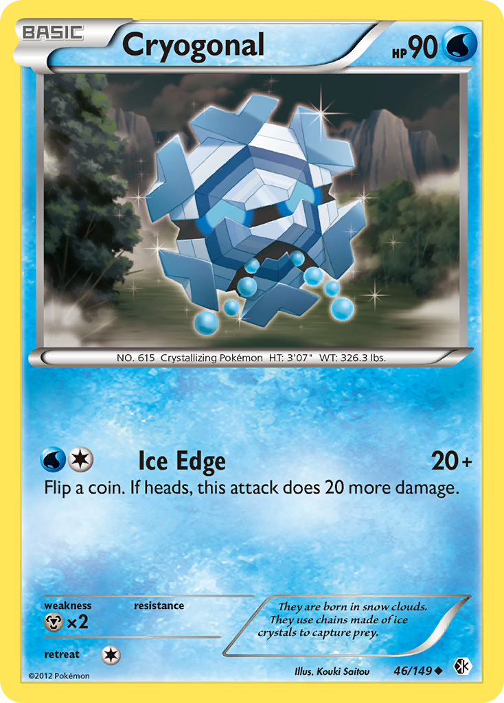Cryogonal (46/149) [Black & White: Boundaries Crossed] - Card Brawlers | Quebec | Canada | Yu-Gi-Oh!