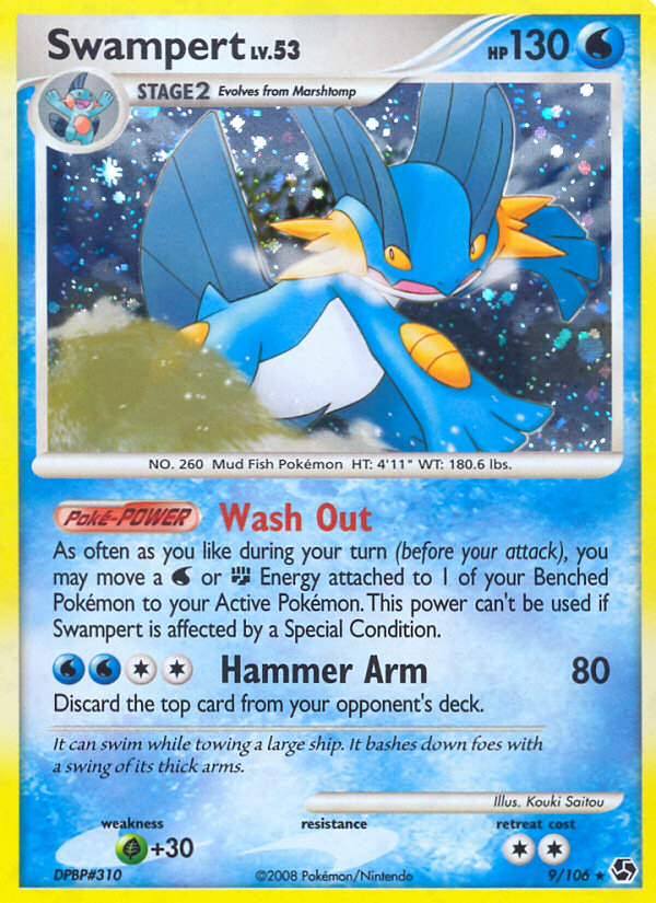 Swampert (9/106) [Diamond & Pearl: Great Encounters] - Card Brawlers | Quebec | Canada | Yu-Gi-Oh!