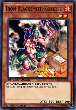 Iron Blacksmith Kotetsu [SBSC-EN034] Common - Card Brawlers | Quebec | Canada | Yu-Gi-Oh!